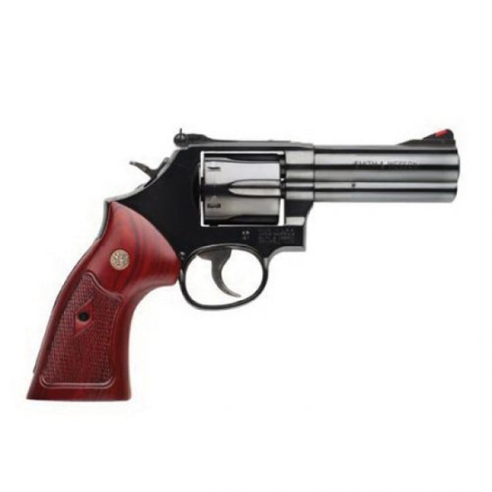 Smith & Wesson Model 586 4" Barrel Large .357 Mag/.38 S&W Spl +P Revolver, Blue - 150909