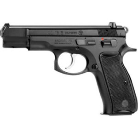 CZ 75 B 50th Anniversary Elite Pistol 9 mm 4.6 in. Black w/Manual Safety 10 rd.