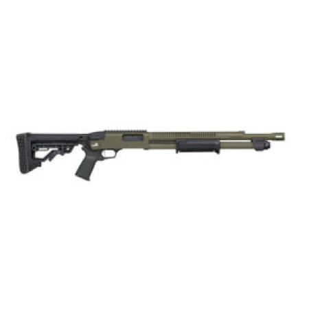 MOSSBERG 590R 12 Gauge 18.5in Stand-Off Barrel 6rd Olive Drab Green Cerakote Shotgun (50757)