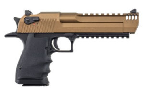 MAGNUM RESEARCH Desert Eagle L6 .50AE 6in 7rd Burnt Bronze Cerakote/Black Pistol w/ Picatinny Bottom Rail (DE50L6BB)