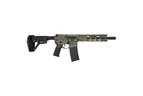 DIAMONDBACK FIREARMS DB15 Obsidian 300 Blackout 10.5in 30rd Olive Drab Green Semi-Auto AR Pistol (DBF1984B101)