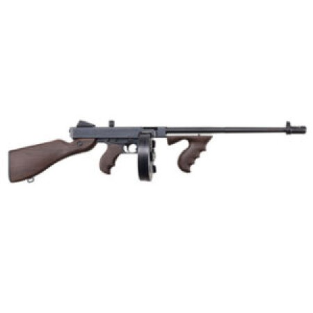 THOMPSON 1927A-1C Lightweight Deluxe 45 Cal Walnut Grain Polymer Furniture Rifle w/ 50rd Drum And 20rd Stick Magazine (T5P50D)