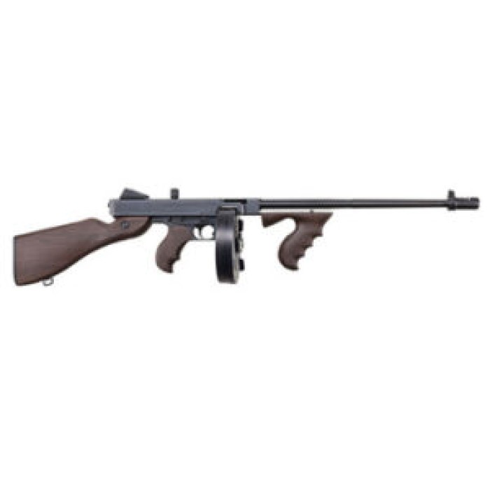 THOMPSON 1927A-1C Lightweight Deluxe 45 Cal Walnut Grain Polymer Furniture Rifle w/ 50rd Drum And 20rd Stick Magazine (T5P50D)