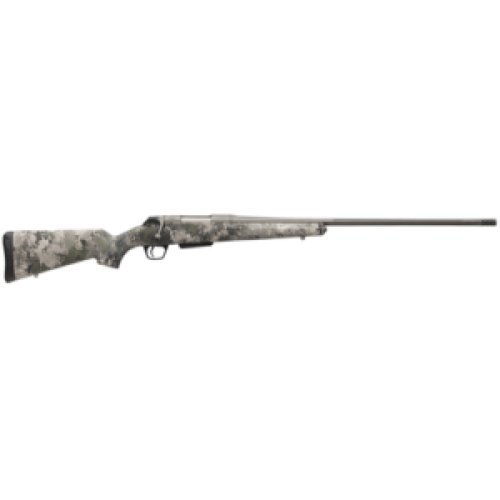 Winchester Repeating Arms 535800208 XPR Extreme 223 Rem 5+1 22" Tungsten Cerakote Fluted Threaded Barrel & Drilled & Tapped Steel Receiver, Fixed TrueTimber VSX Synthetic Stock