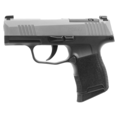 Sig Sauer 3659SXR3P P365X  Micro-Compact Frame 9mm Luger 10+1 3.10" Steel Barrel, Stainless Steel Optic Ready/Serrated Slide, Black Stainless Steel Frame w/Accessory Rail, Polymer Grip