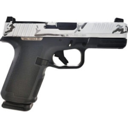 15-SHOT WHITE CAMO SLIDERUGER RXM 9MM LUGER 4" ADJ