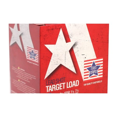 PPU Stars & Stripes Target Load Shotshell 12 Gauge 2-3/4'' 7.5 Shot 25-Count