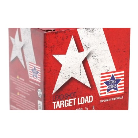 PPU Stars & Stripes Target Load Shotshell 20-Gauge 2-3/4'' 7/8oz 8-Shot 25-Count