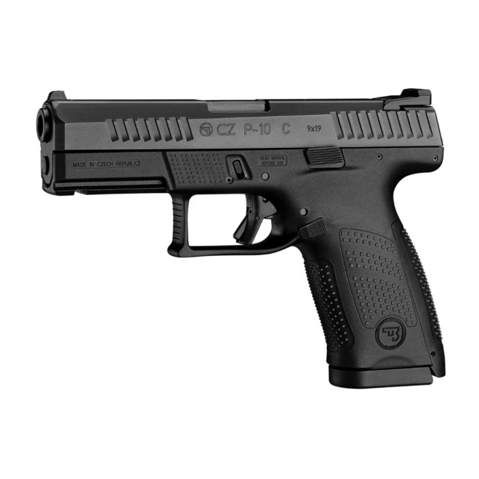 CZ P10C Compact 9mm Semi-Auto Pistol w/ XS Night Sights | 509T, Optics Ready