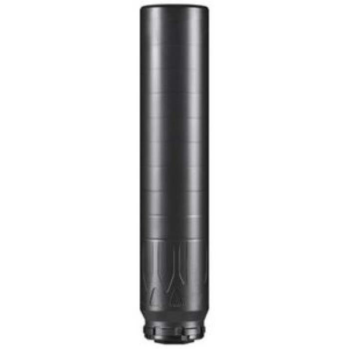 Dead Air  Nomad-L NFA Rifle Suppressor Black Cerakote 8.4 Inch, 30 Caliber, Direct Thread, 5/8x24, Titanium / Stainless Steel