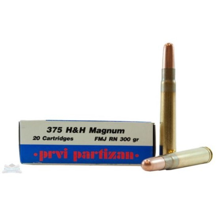 PPU 375 H&H 300 Gr Full Metal Jacket