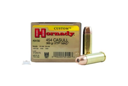 Hornady 454 Casull 300gr XTP Custom Pistol Ammunition 20rds - 9150