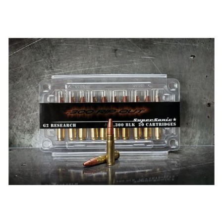 G2 Research .300 AAC Blackout Rip Out Supersonic 20 Rounds Ammunition - G2R30ROSUPER