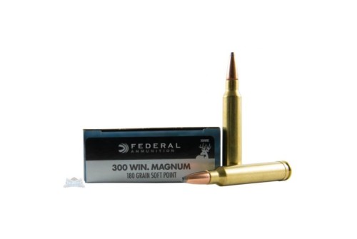 Federal 300 Winchester Magnum 180gr SP Power-Shok Ammunition 20rds - 300WBS