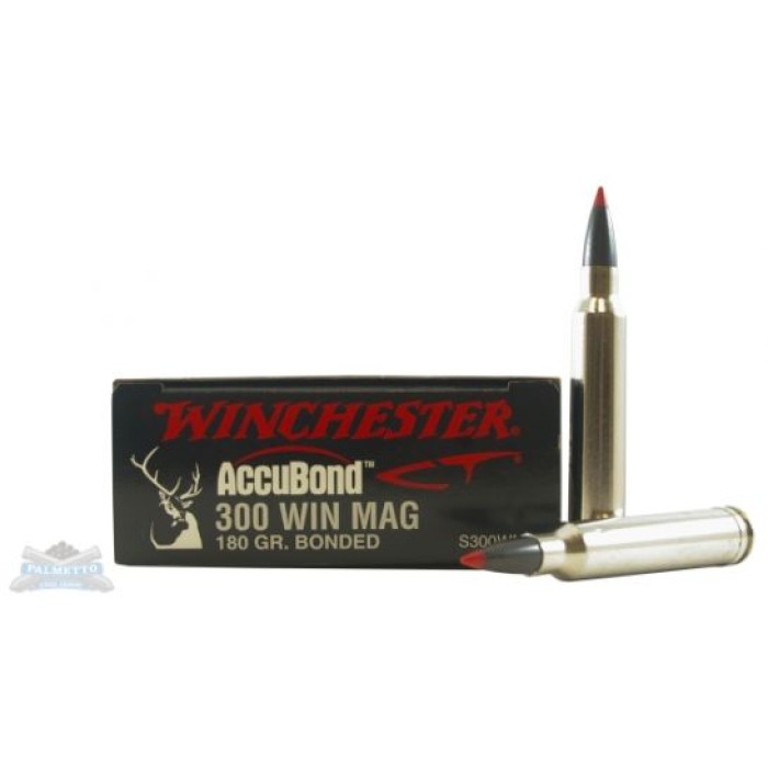 Winchester 300 Win Magnum 180gr Accubond CT Rifle Ammunition 20rds - S300WMCT