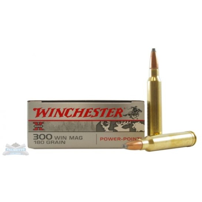 Winchester Super X 300 Win Mag Power Point 180gr 20 Round Ammunition - X30WM2