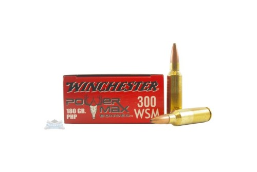 Winchester 300 WSM 180gr PowerMax Bonded Ammunition 20rds - X300WSMBP