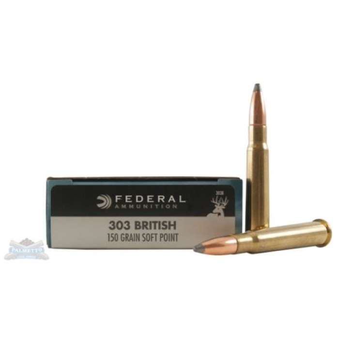 Federal 303 British 150gr SP Power-Shok Ammunition 20rds - 303B