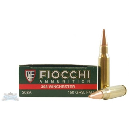 Fiocchi 308 Winchester 150gr FMJBT Ammunition 20rds - 308A