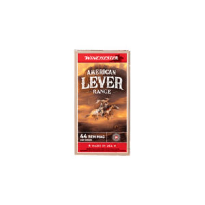 WINCHESTER AMMO American Lever Range .44 Rem Mag 240Gr JSP 50rd Box Rifle Ammo (W44MAL)