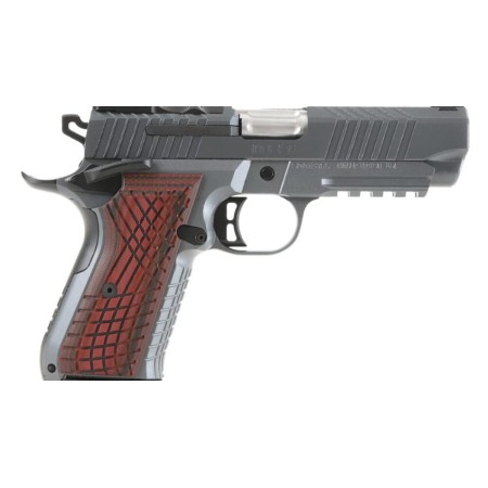 Kimber 3100024 KDS9C Rail 9mm 15+1 18+1 4.09" KimPro Gray Red/Black Front and Rear Serrations Stainless Steel Black Crosshatch cut G-10 Grip