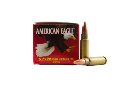 American Eagle 5.7x28mm 40gr FMJ Ammunition 50rds - AE5728A