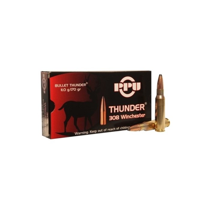 PPU Ammo .308 Win Thunder 170gr