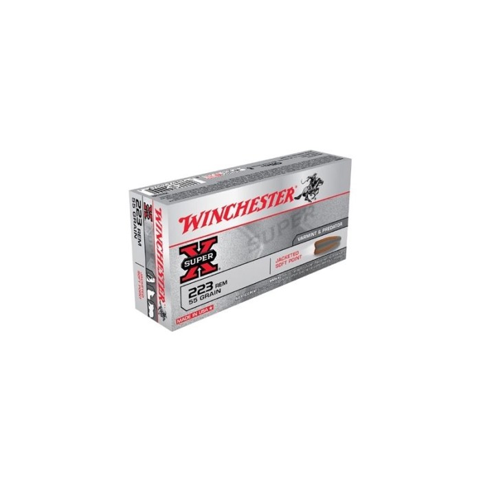 Winchester 223 55Gr Tin Sup-X 20Rds X223RT