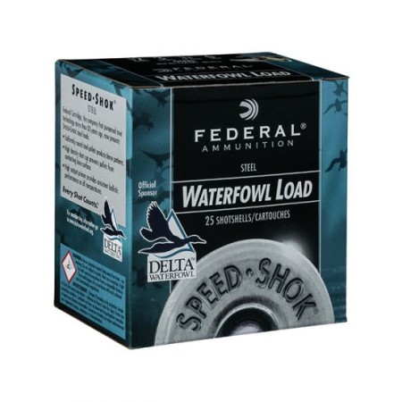 Federal 12ga 3.5" 1-3/8oz #2 Speed-Shok Waterfowl Steel Shotshell Ammunition - WF133 2