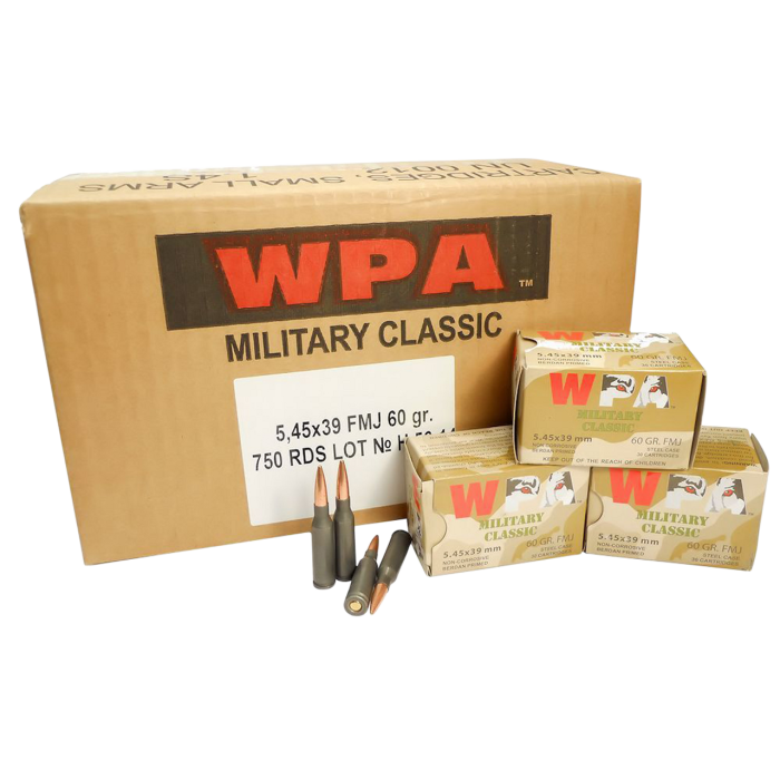 Wolf WPA Military Classic, 5.45x39mm, FMJ, 60 Grain, 30 Rounds