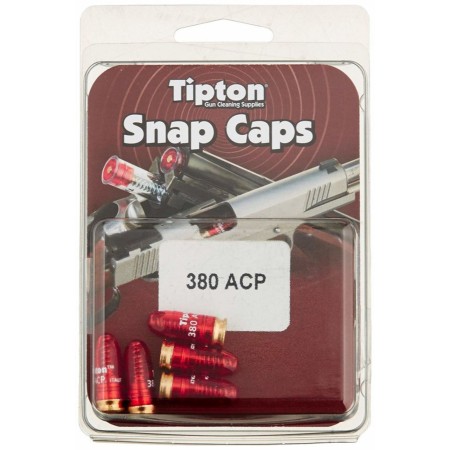 TIPTON SNAP CAPS 380 ACP BRASS/PLASTIC