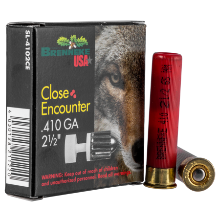 Brenneke Close Encounter .410 BORE, 2-1/2in. 1/4oz. Slug - 5 Rounds [MPN: SL4102CE]