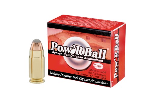 Glaser Pow'RBall Handgun Ammunition .357 SIG 100 gr JHP 1600 fps 20/box, PB357SIG100/20