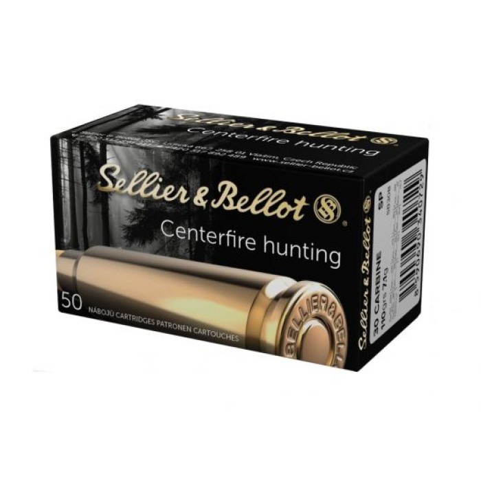 Sellier & Bellot 30 Carbine 110gr SP Ammunition 50rds - SB30B