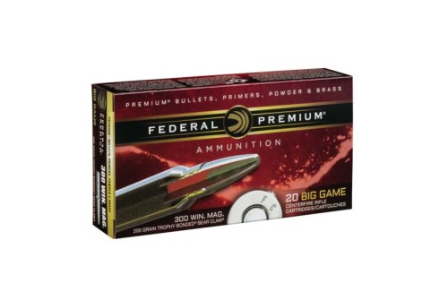 Federal Trophy Bonded Bear Claw .300 Win Mag 200 gr 20 Rounds Ammunition - P300WT1