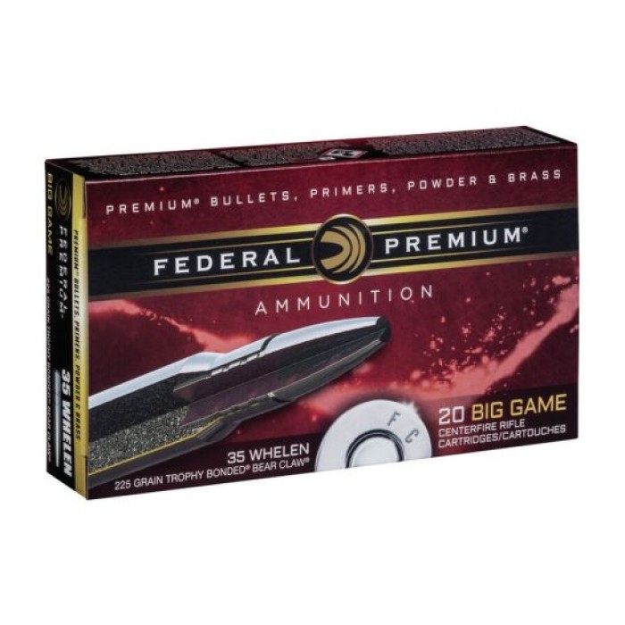 Federal 35 Whelen 225gr Vital-Shok Ammunition 20rds - P35WT1