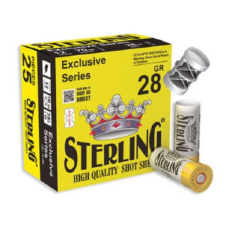 Sterling Exclusive 12 Gauge Shotshell Ammunition, 2 3/4 Inch, 1280 FPS, 1 Ounce, #7 Shot - 25 Cartridge Box ( 25 / 1 )