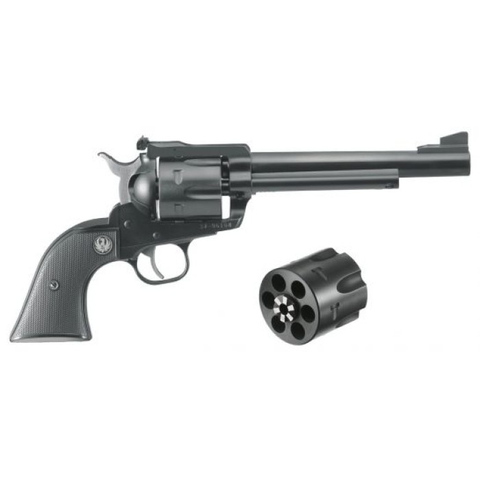 Ruger Blackhawk .357 mag / 9mm Luger Convertible Revolver, Black - 0318