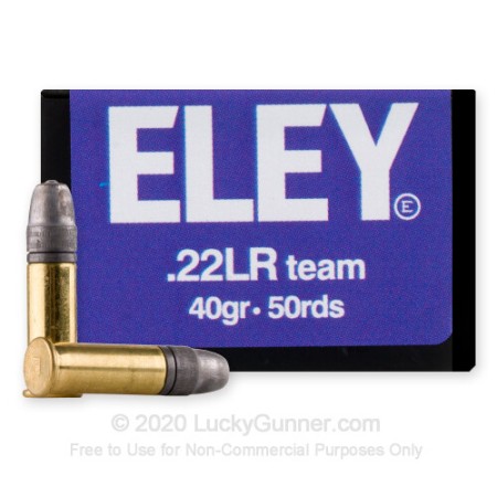 22 LR - 40 Grain LFN - Eley Team - 50 Rounds