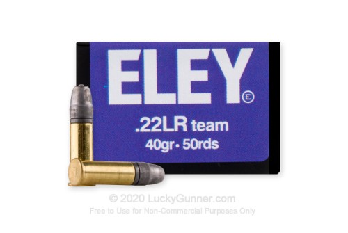 22 LR - 40 Grain LFN - Eley Team - 50 Rounds