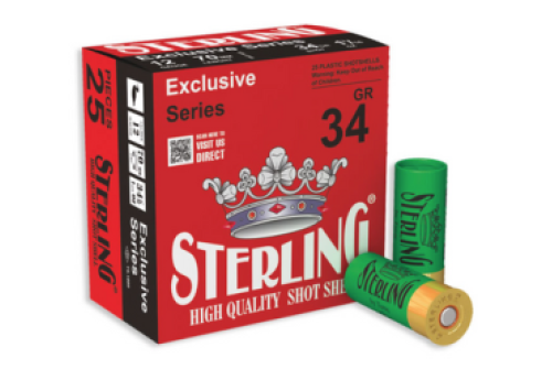 Sterling Exclusive Series 12 GA, 2-3/4in. 1-3/16oz. #5 Shot - 25 rounds