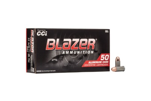 CCI Blazer 32 Auto/ACP 71gr FMJ Aluminum Cased Ammunition 50rds - 3503