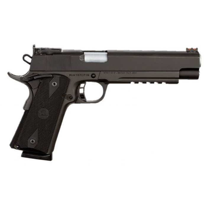 Rock Island Pro Match TAC Ultra 45 ACP 6 inches 8 Round Pistol, Parkerized - 51529