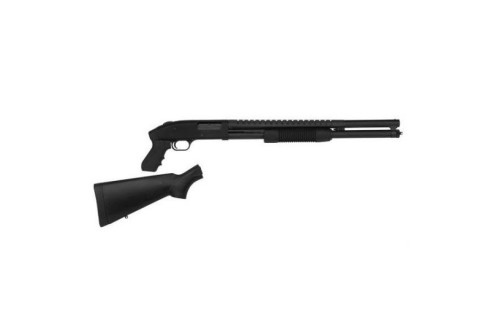 Mossberg 500 Cruiser/Persuader 12 Gauge 20u201d Barrel Shotgun w/ Pistol Grip & Stock, Black - 50780