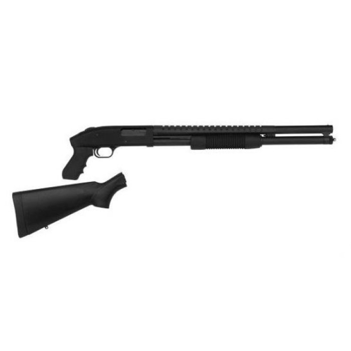 Mossberg 500 Cruiser/Persuader 12 Gauge 20u201d Barrel Shotgun w/ Pistol Grip & Stock, Black - 50780