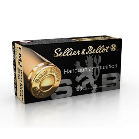 Sellier & Bellot 9mm 115gr FMJ Ammunition 50rds - SB9A