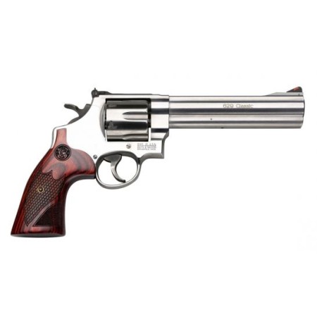 Smith & Wesson Model 629 Deluxe .44 Magnum 6.5" Revolver, Textured Wood Grips - 150714