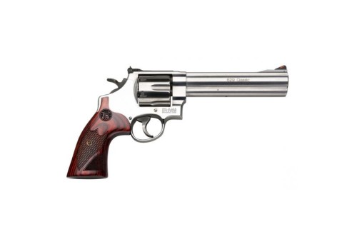 Smith & Wesson Model 629 Deluxe .44 Magnum 6.5" Revolver, Textured Wood Grips - 150714