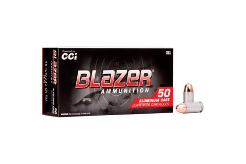 CCI Blazer 45 Auto/ACP 230gr FMJ Aluminum Cased Ammunition 50rds - 3570