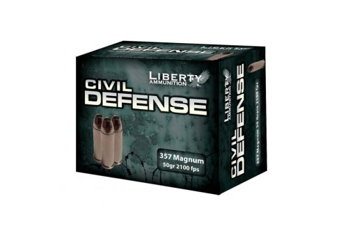 Liberty 357 Magnum 50gr HP Civil Defense Ammunition 20rds - LA-CD-357-030